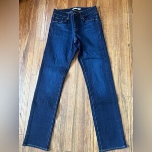 Levi's Blue Classic Straight Leg Jeans